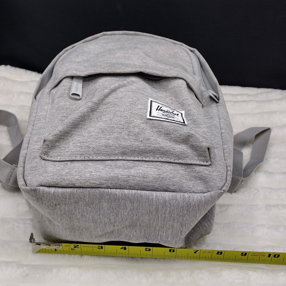 Herschel Supply Co. Classic Mini Backpack – Light Grey Crosshatch | NWOT - Picture 4 of 12